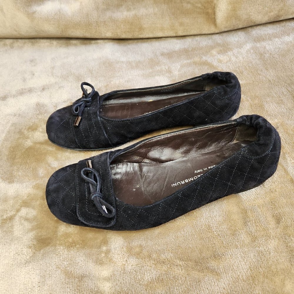 Attilio Giusti Black suede, ballet flats - Picture 2 of 7